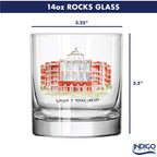 14oz Kentucky Wildcats Laura Wilcox University Collection 2-Pack Glass Set