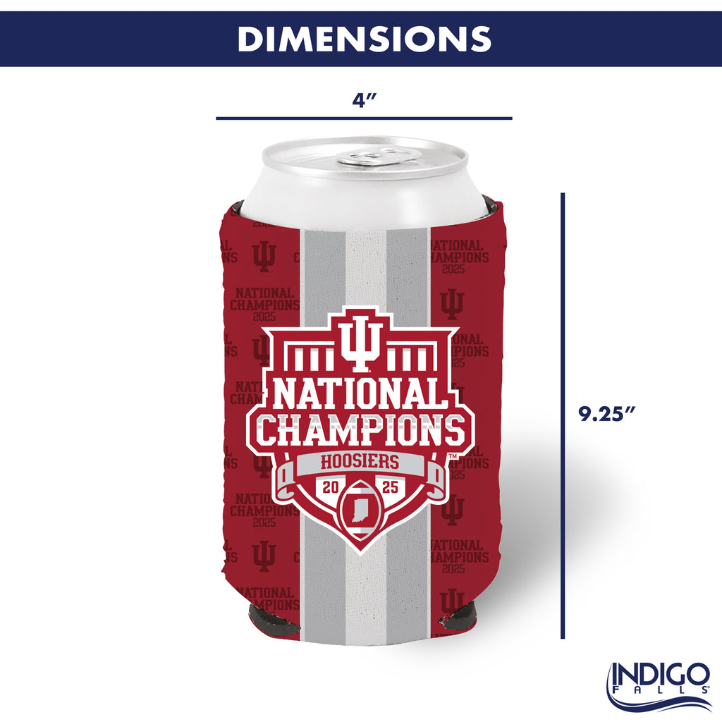 2025 CFP Football National Champions Indiana Hoosiers 2-Pack Pocket Coolie