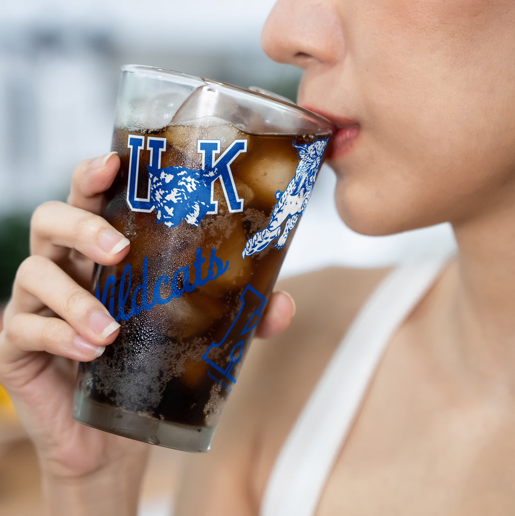 16oz Kentucky Wildcats College Vault Medley Pint 2 Pack
