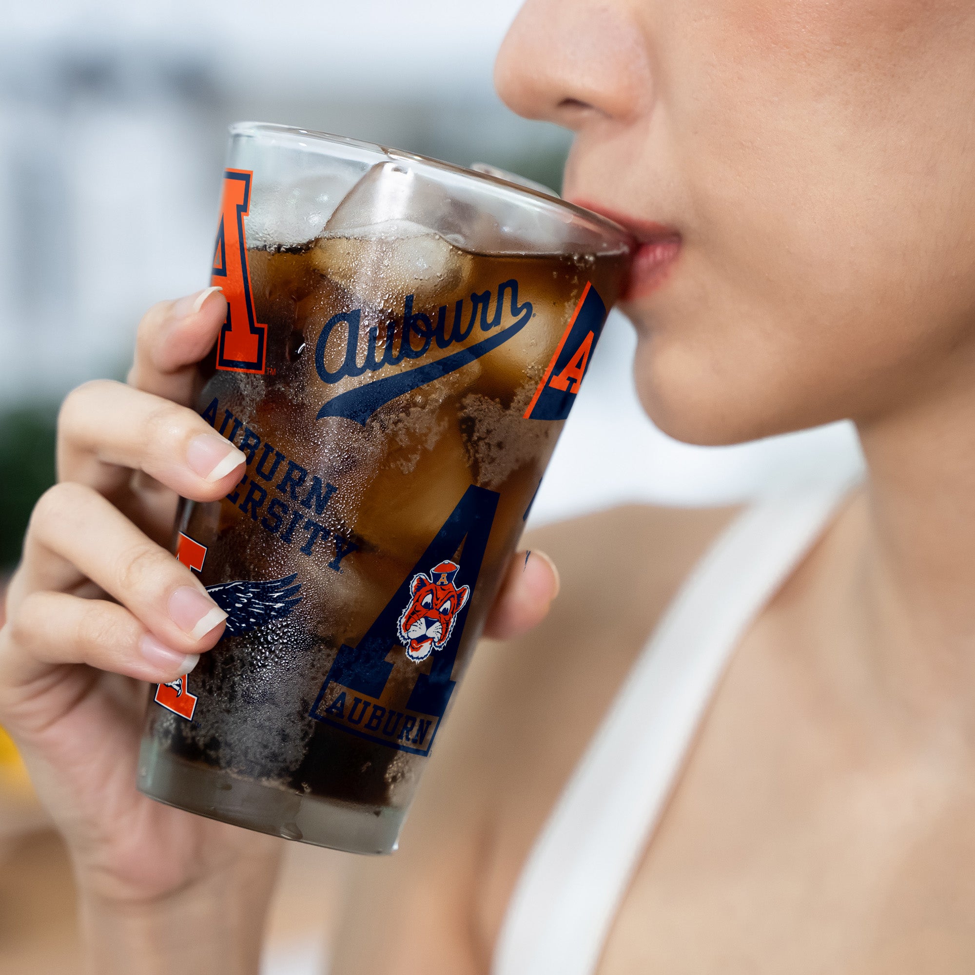 16oz Auburn Tigers College Vault Medley Pint 2 Pack