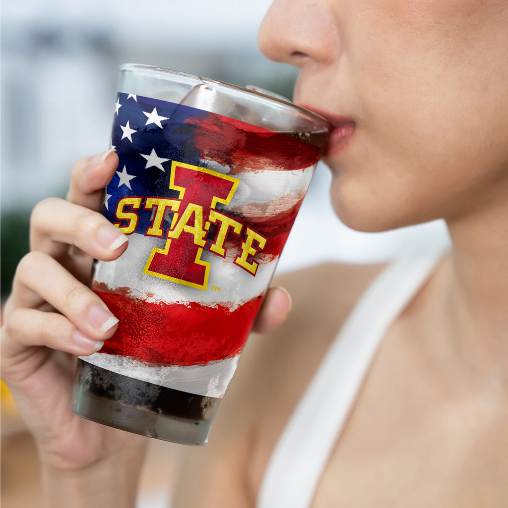 Set of 2 Iowa State Cyclones 16oz Americana Pints