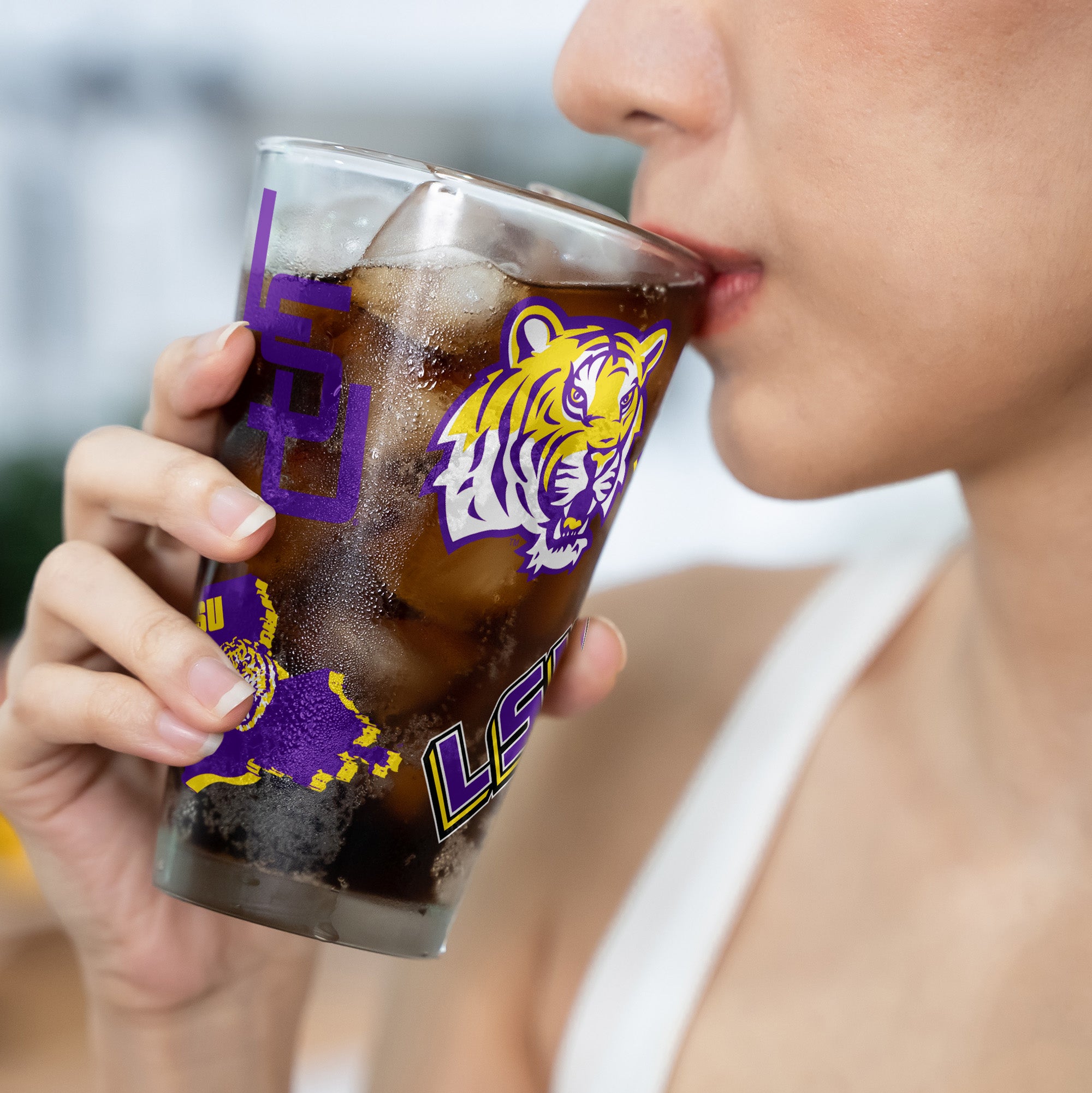 16oz LSU Tigers College Vault Medley Pint 2 Pack