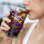 Set of 2 LSU Tigers Campus Line Art 16oz Pints