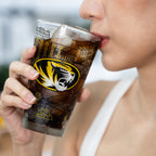 Set of 2 Missouri Tigers Campus Line Art 16oz Pints