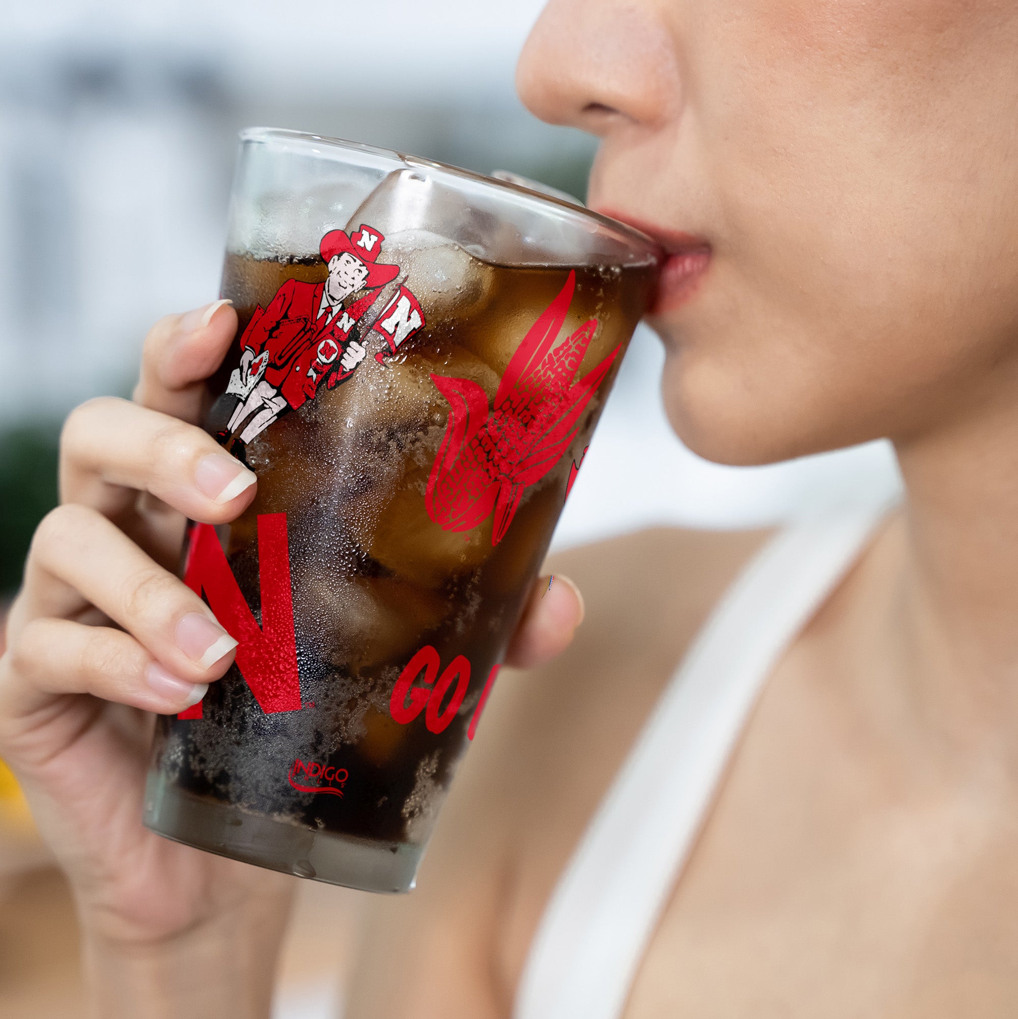 16oz Nebraska Cornhuskers College Vault Medley Pint 2 Pack