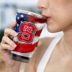 Set of 2 North Carolina State Timber Wolves 16oz Americana Pints