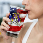 Set of 2 East Carolina Pirates 16oz Americana Pints
