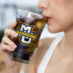 Set of 2 Marquette Golden Eagles Campus Line Art 16oz Pints