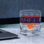 Set of 2 Clemson Tigers 14oz Alumni Rocks Glasses