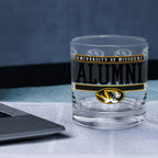 Set of 2 Missouri Tigers 14oz Alumni Rocks Glasses