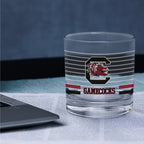 Set of 2 South Carolina Gamecocks 14oz Ring Rocks Glasses