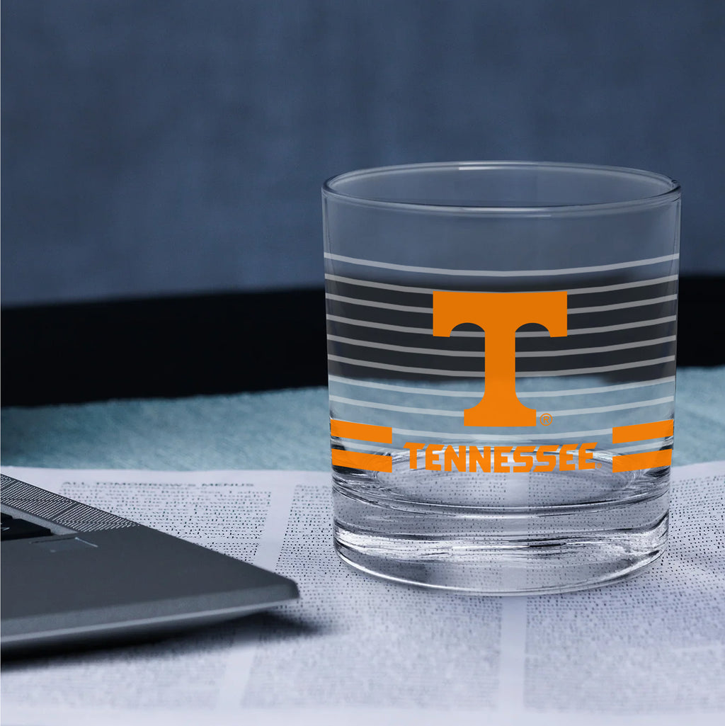 Set of 2 Tennessee Volunteers 14oz Ring Rocks Glasses