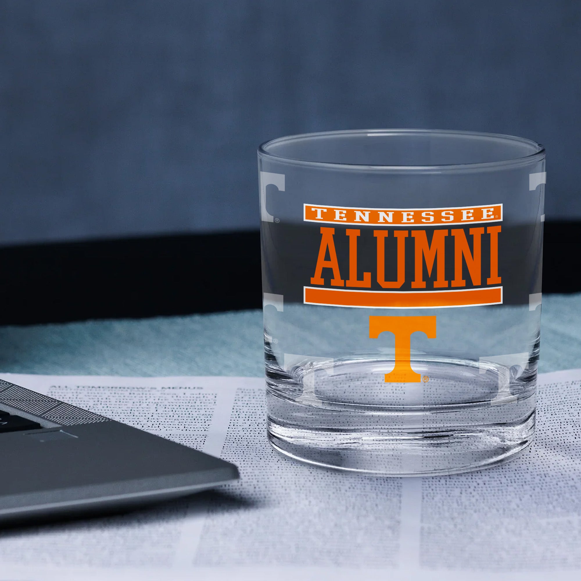 Set of 2 Tennessee Volunteers 14oz Alumni Rocks Glasses