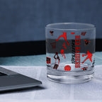 Set of 2 Texas Tech Red Raiders Sketch 14oz Rocks Glasses