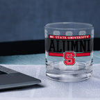 Set of 2 NC State Wolfpack 14oz Alumni Rocks Glasses