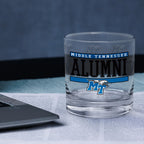 Set of 2 Middle Tennessee Blue Raiders 14oz Alumni Rocks Glasses