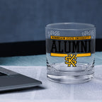 Set of 2 Kennesaw State Owls 14oz Alumni Rocks Glasses