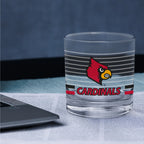 Set of 2 Louisville Cardinals 14oz Ring Rocks Glasses