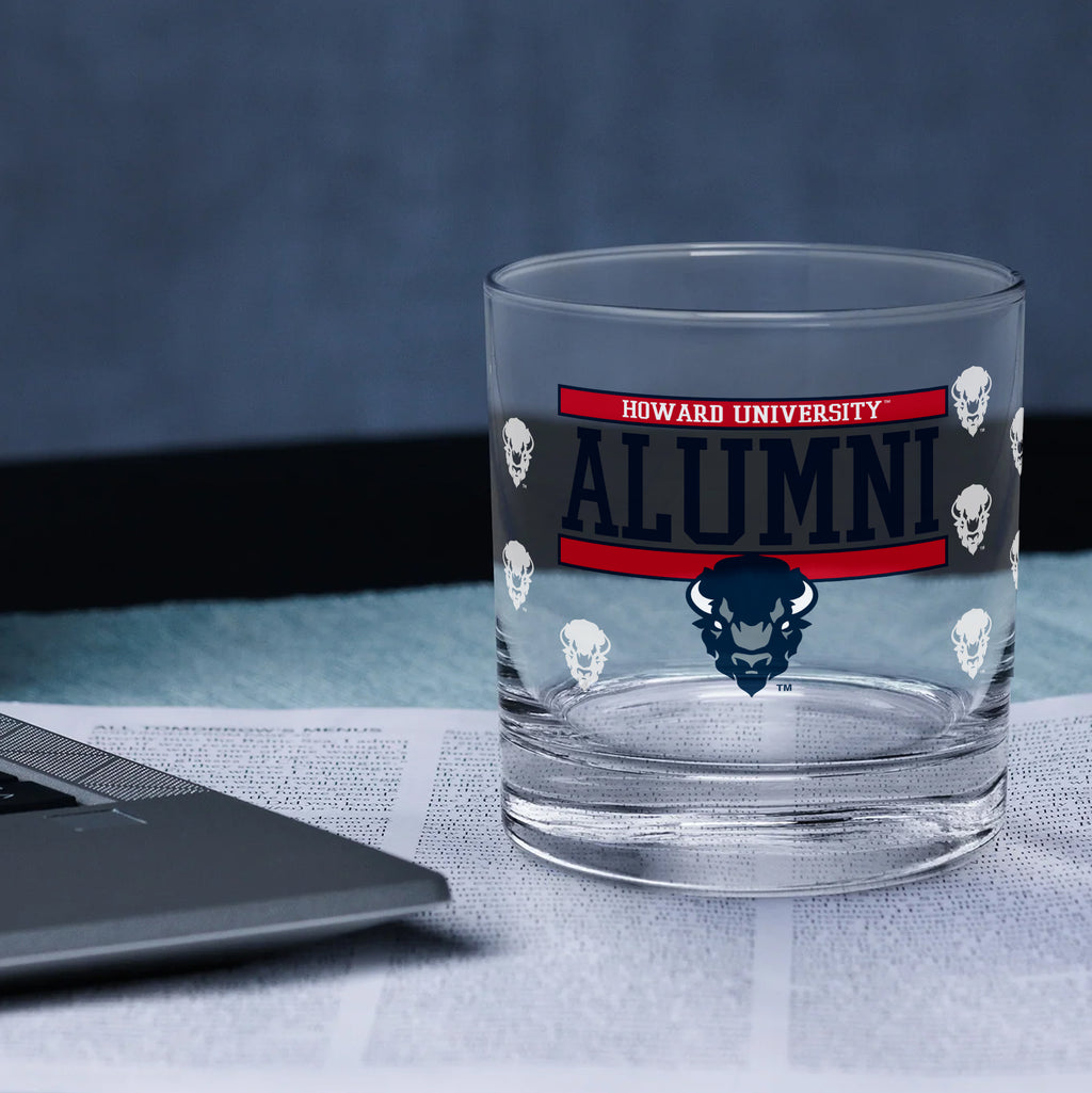 Set of 2 Howard Bisons 14oz XD Alumni Rocks Glasses