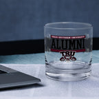 Set of 2 Texas Southern Tigers 14oz XD Alumni Rocks Glasses