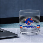 Set of 2 Boise State Broncos 14oz Ring Rocks Glasses