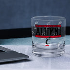 Set of 2 Cincinnati Bearcats 14oz Alumni Rocks Glasses