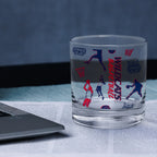Set of 2 Arizona Wildcats Basketball Sketch 14oz Rocks Glasses