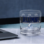 Set of 2 Drake Bulldogs 14oz Alumni Rocks Glasses