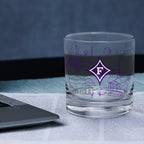 Set of 2 Furman Paladins Campus Line Art 14oz Rocks Glasses