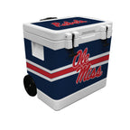 37QT Ole Miss Rebels Rotomolded Wheeled Cooler