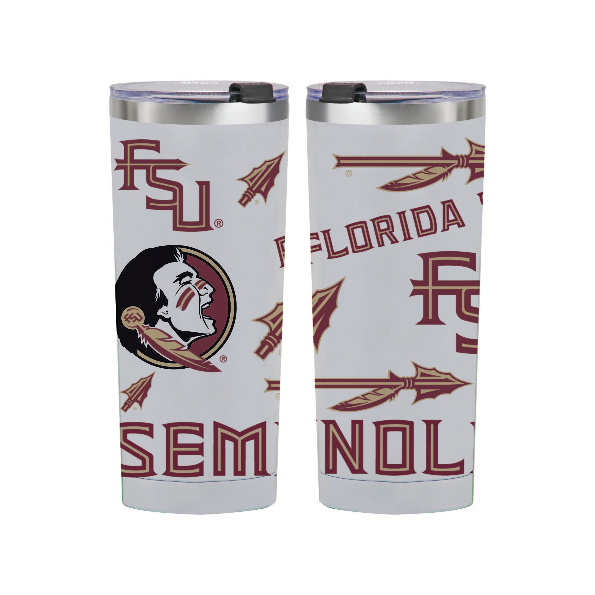 24oz Florida State Seminoles Medley Stainless Steel Tumbler