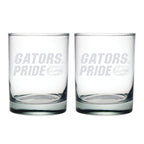 14oz Florida Gators Etched Slogan DOF 2 Pack