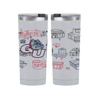 Gonzaga Bulldogs 24oz Campus Line Art Tumbler