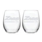 21oz Gonzaga Bulldogs Etched Slogan Stemless 2 Pack
