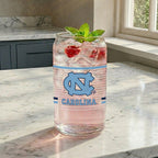 Set of 2 North Carolina Tar Heels 16oz XD Ring Can Glasses