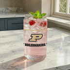 Set of 2 Purdue Boilermakers 16oz XD Ring Can Glasses