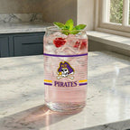 Set of 2 East Carolina Pirates 16oz XD Ring Can Glasses