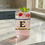 Set of 2 East Tennessee Buccaneers 16oz XD Ring Can Glasses