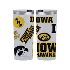 24oz Iowa Hawkeyes Medley Stainless Steel Tumbler