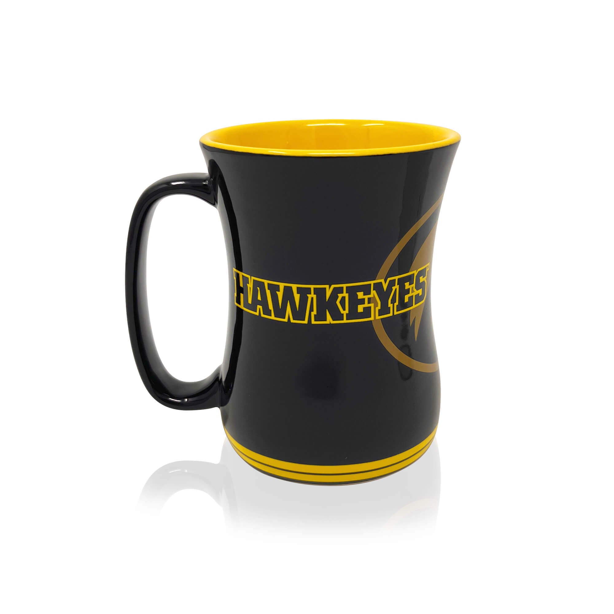 16oz Iowa Hawkeyes Sculpted Barista Mug