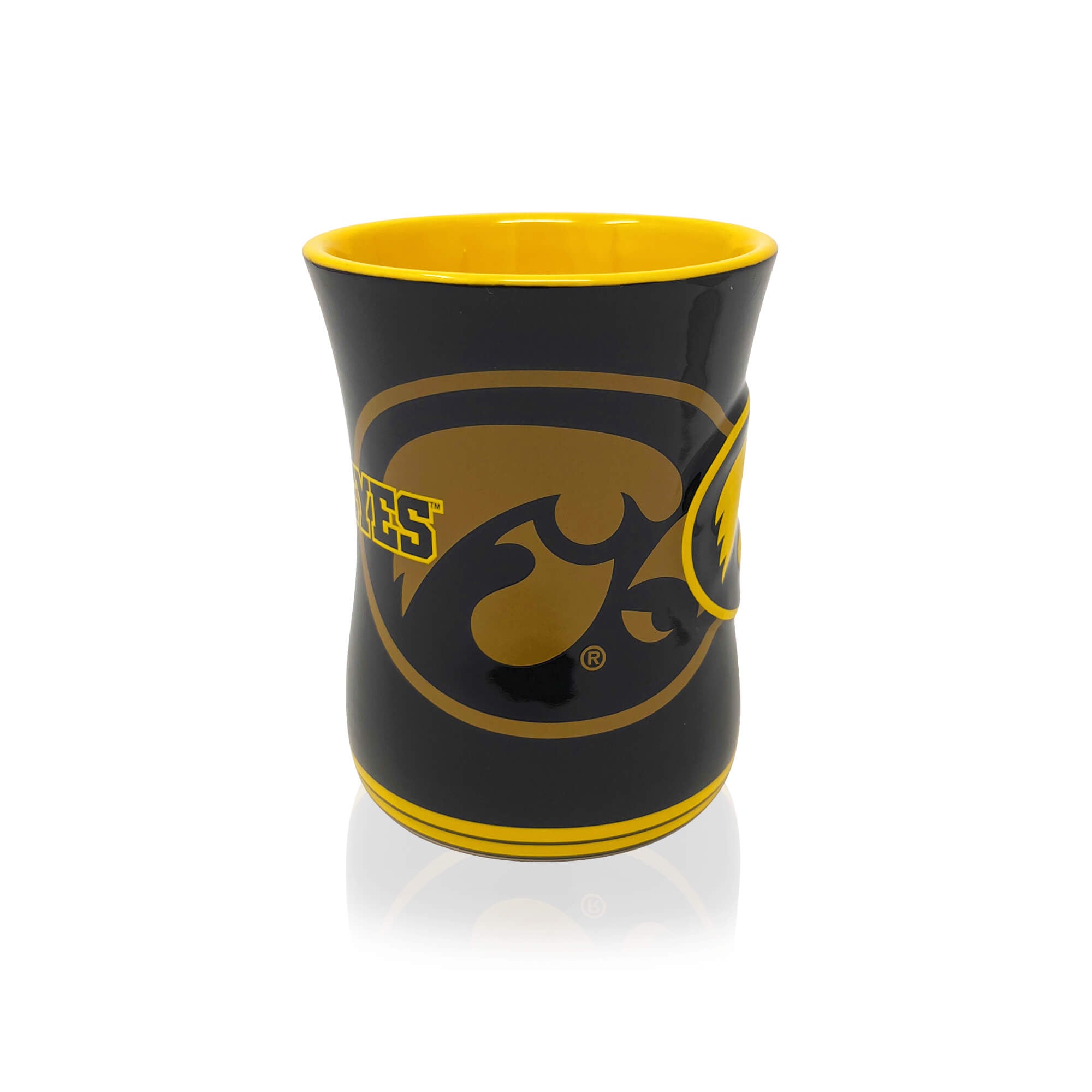 16oz Iowa Hawkeyes Sculpted Barista Mug