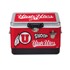 26qt Utah Utes Medley Steel Cooler
