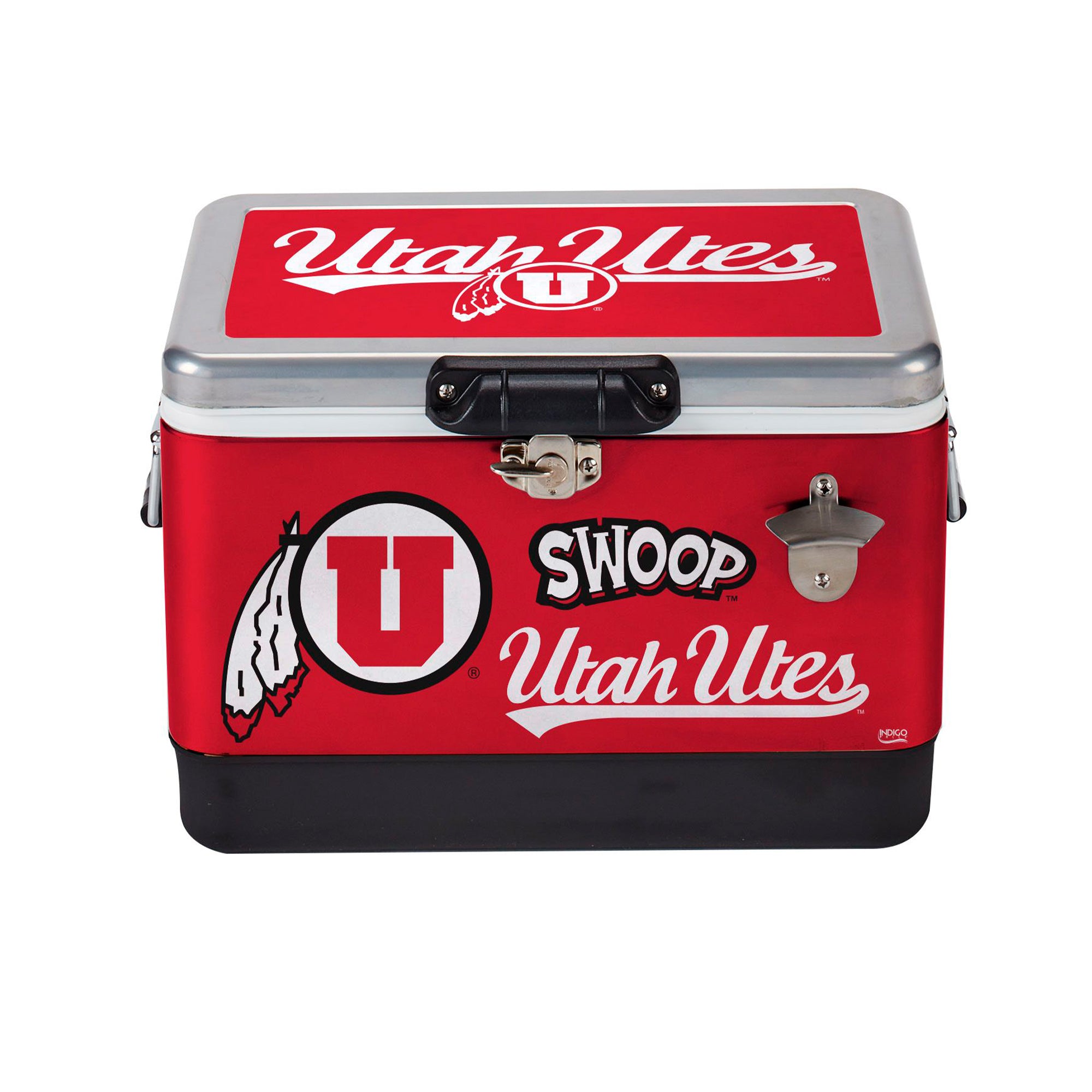26qt Utah Utes Medley Steel Cooler