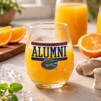 Set of 2 Florida Gators Alumni 15oz Stemless