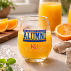 Set of 2 Kansas Jayhawks Alumni 15oz Stemless
