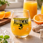 Set of 2 App State Mountaineers Alumni 15oz Stemless