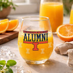 Set of 2 Illinois Fighting Illini Alumni 15oz Stemless