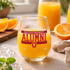 Set of 2 Ohio State Buckeyes Alumni 15oz Stemless