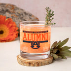 Set of 2 Auburn Tigers 14oz Alumni Rocks Glasses