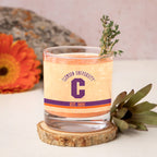 Clemson Tigers Set of 2 College Vault Tan Retro 14oz Rocks Glasses